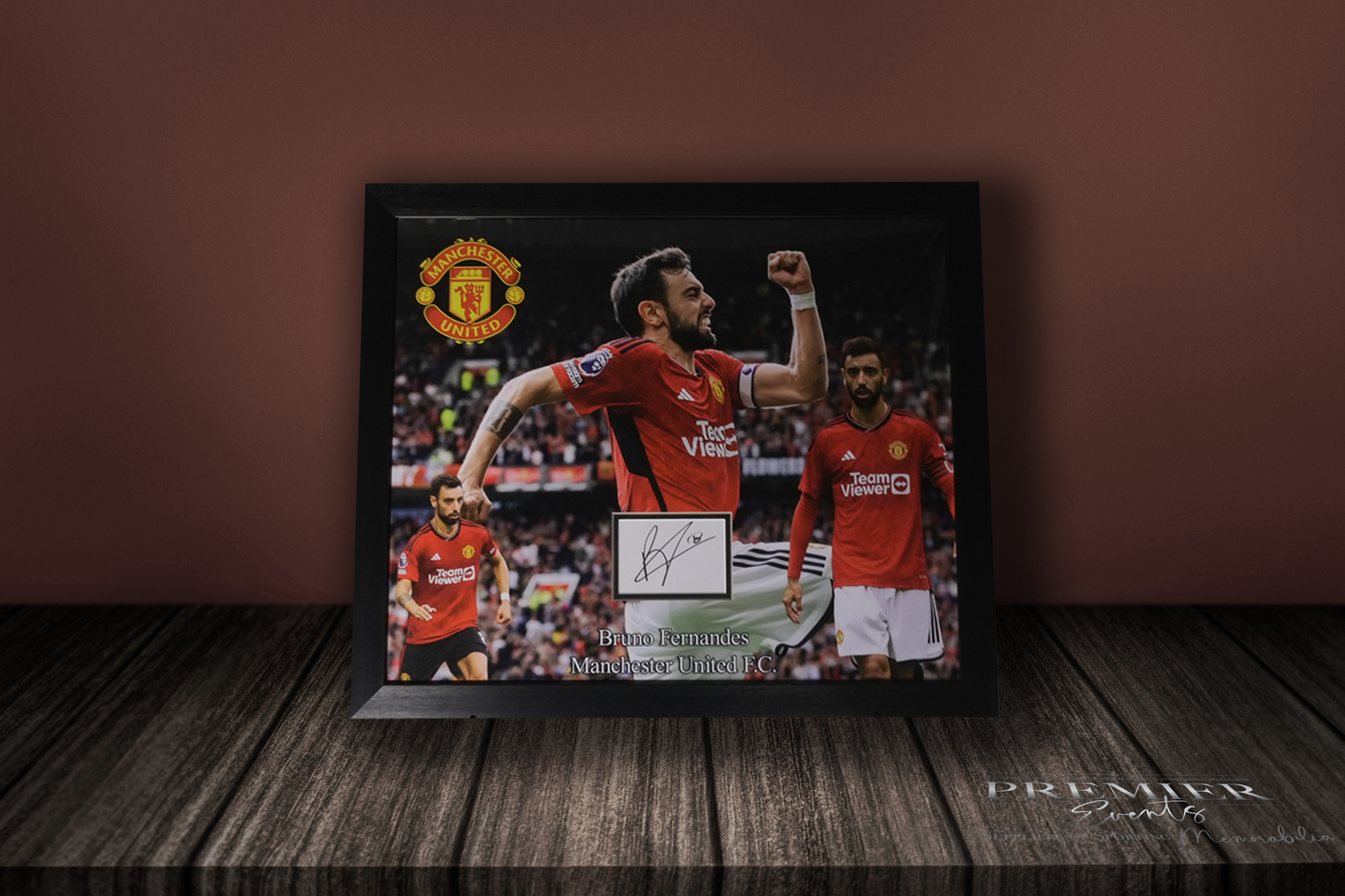 Bruno Fernandes Signed Framed Photo – Framed Memorabilia