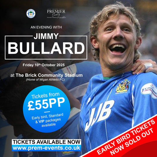 An Evening with Jimmy Bullard on Friday 10th October 2025 at The Brick Community Stadium