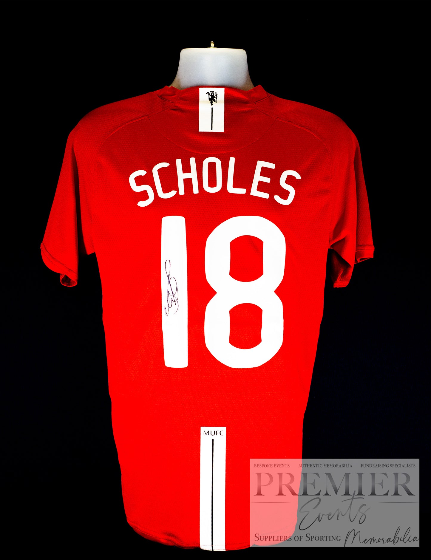 Paul Scholes Manchester United Signed Shirt