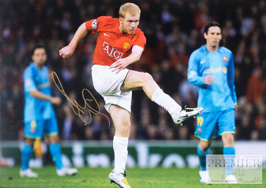 Paul Scholes Signed Photo