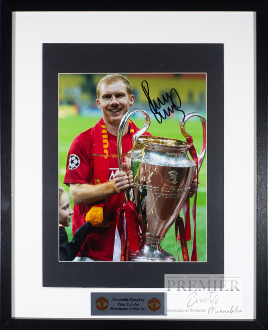 Paul Scholes Manchester United Signed Photo