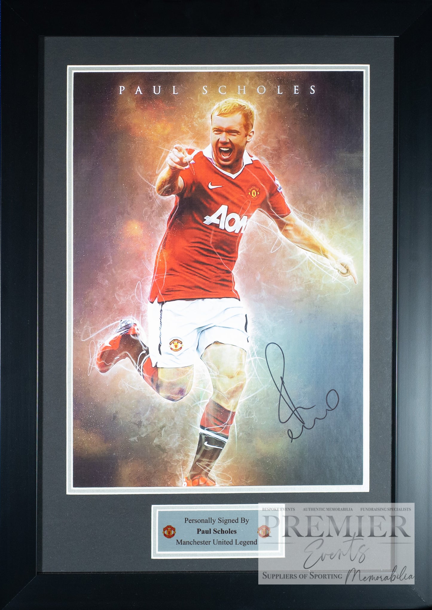 Paul Scholes Manchester United Signed Photo