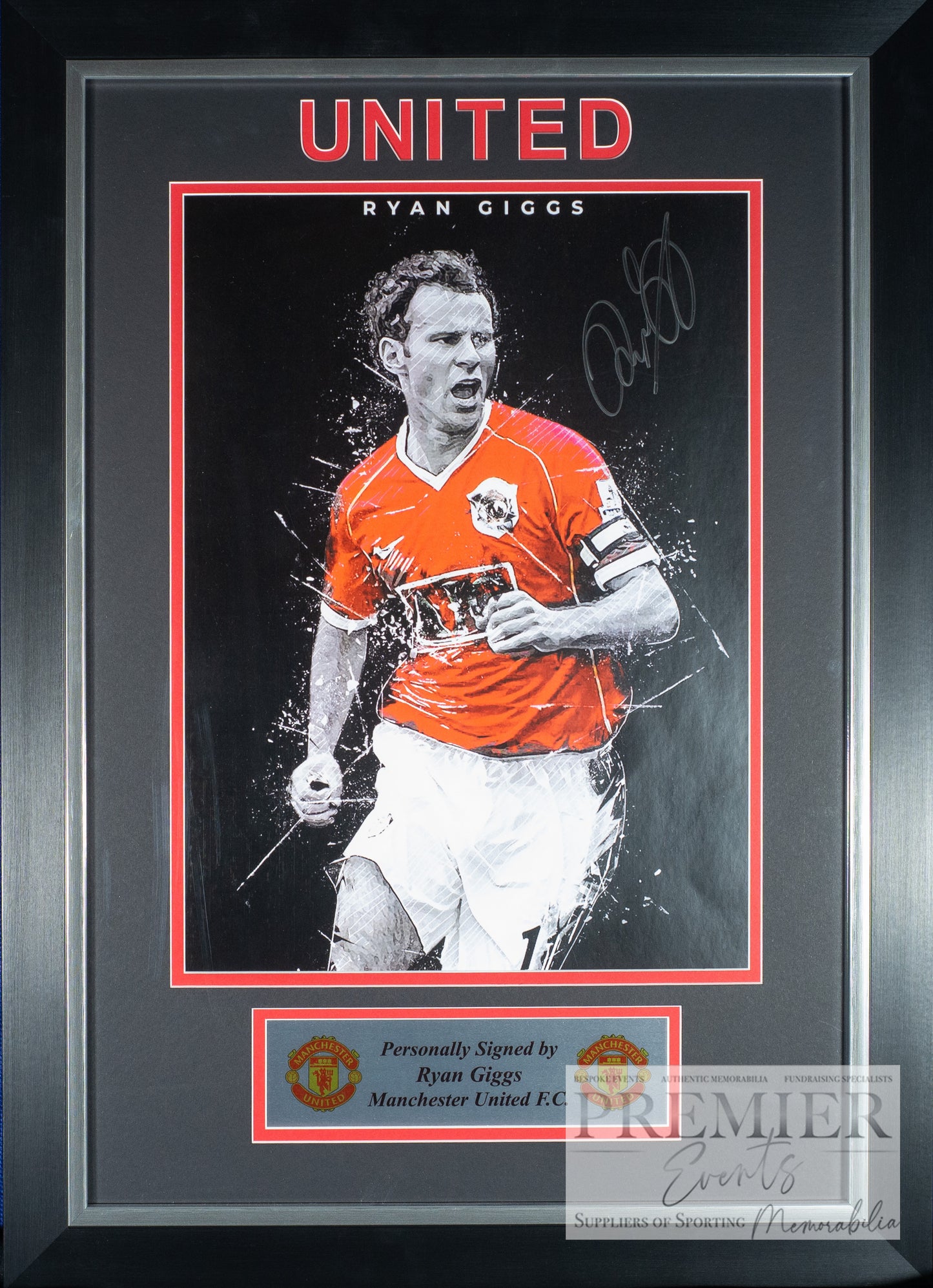 Ryan Giggs Manchester United Signed Photo