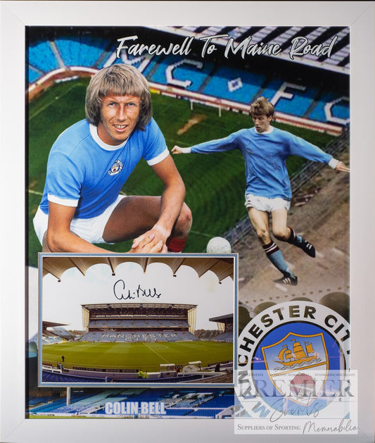 Colin Bell Manchester City Signed Photo